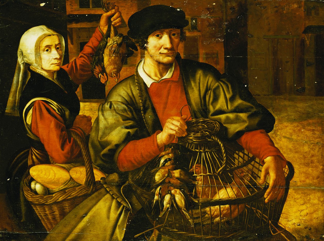 Un venditore di pollame da Pieter Aertsen