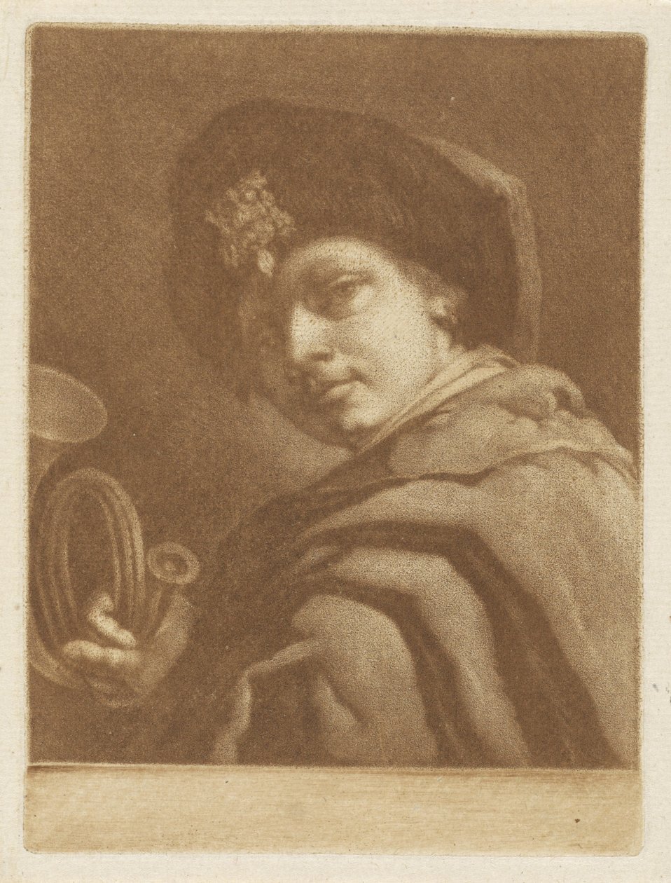 Ragazzo con un corno da caccia da Pieter Anthony Wakkerdak