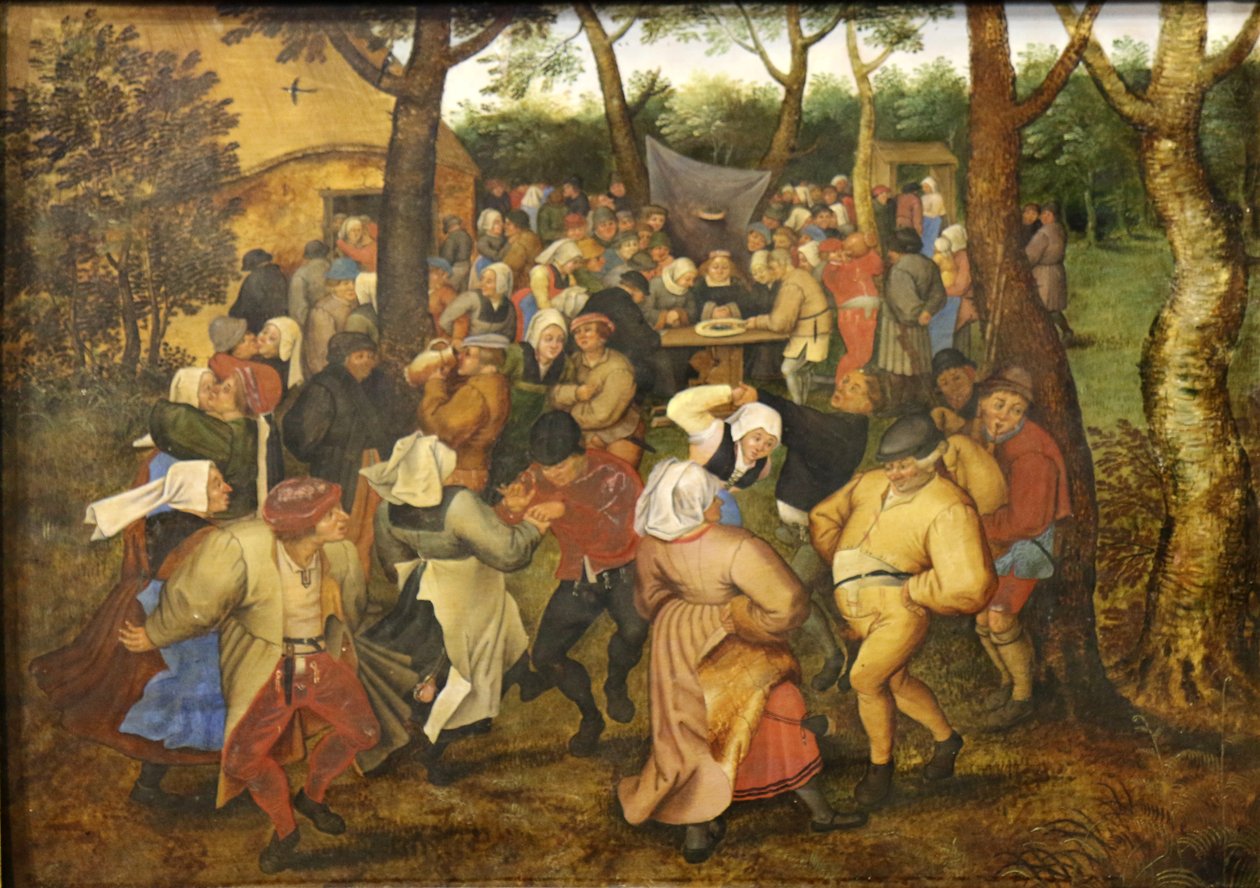 Ballo di nozze. da Pieter Brueghel the Younger