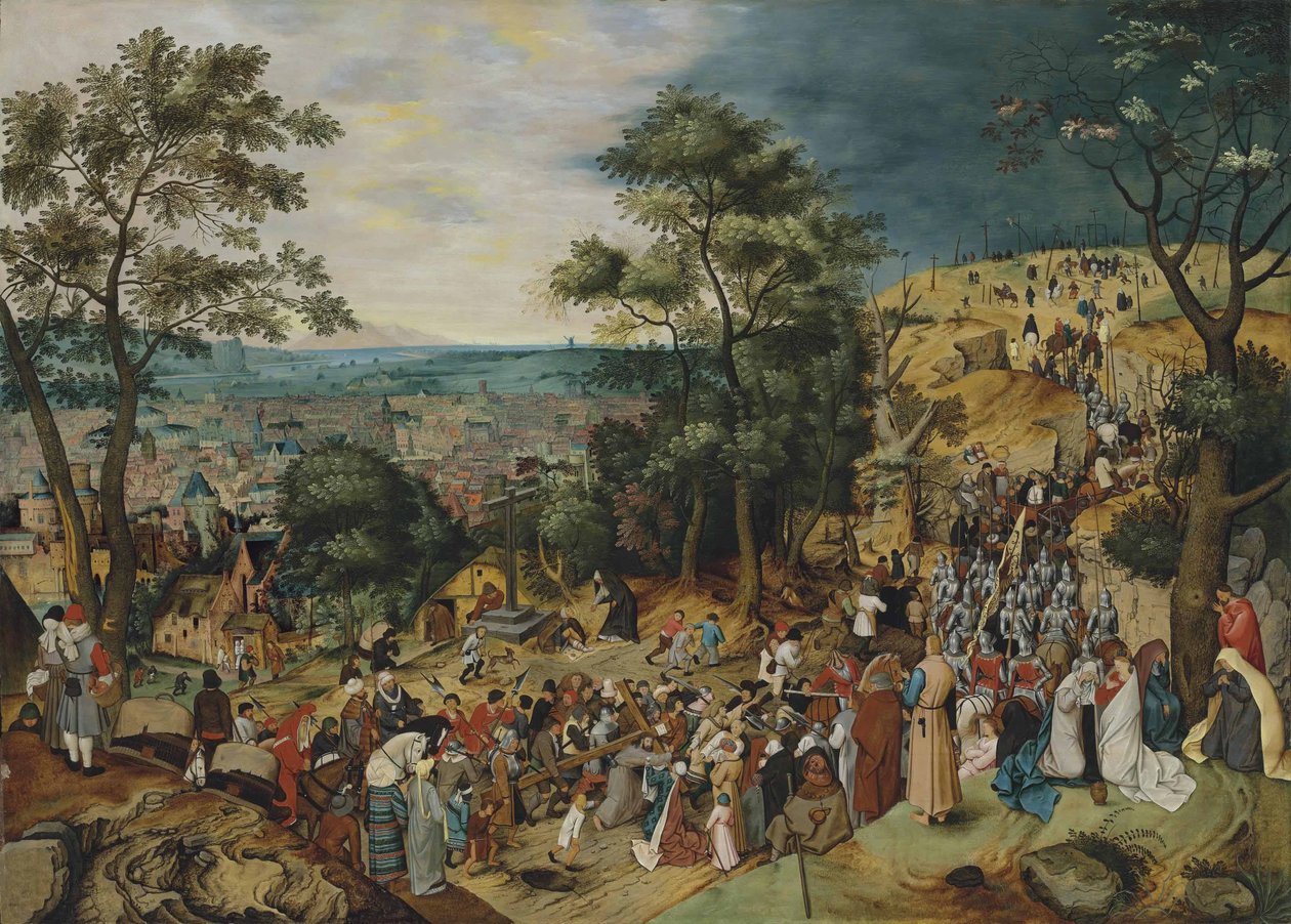 La strada per il Calvario da Pieter Brueghel the Younger