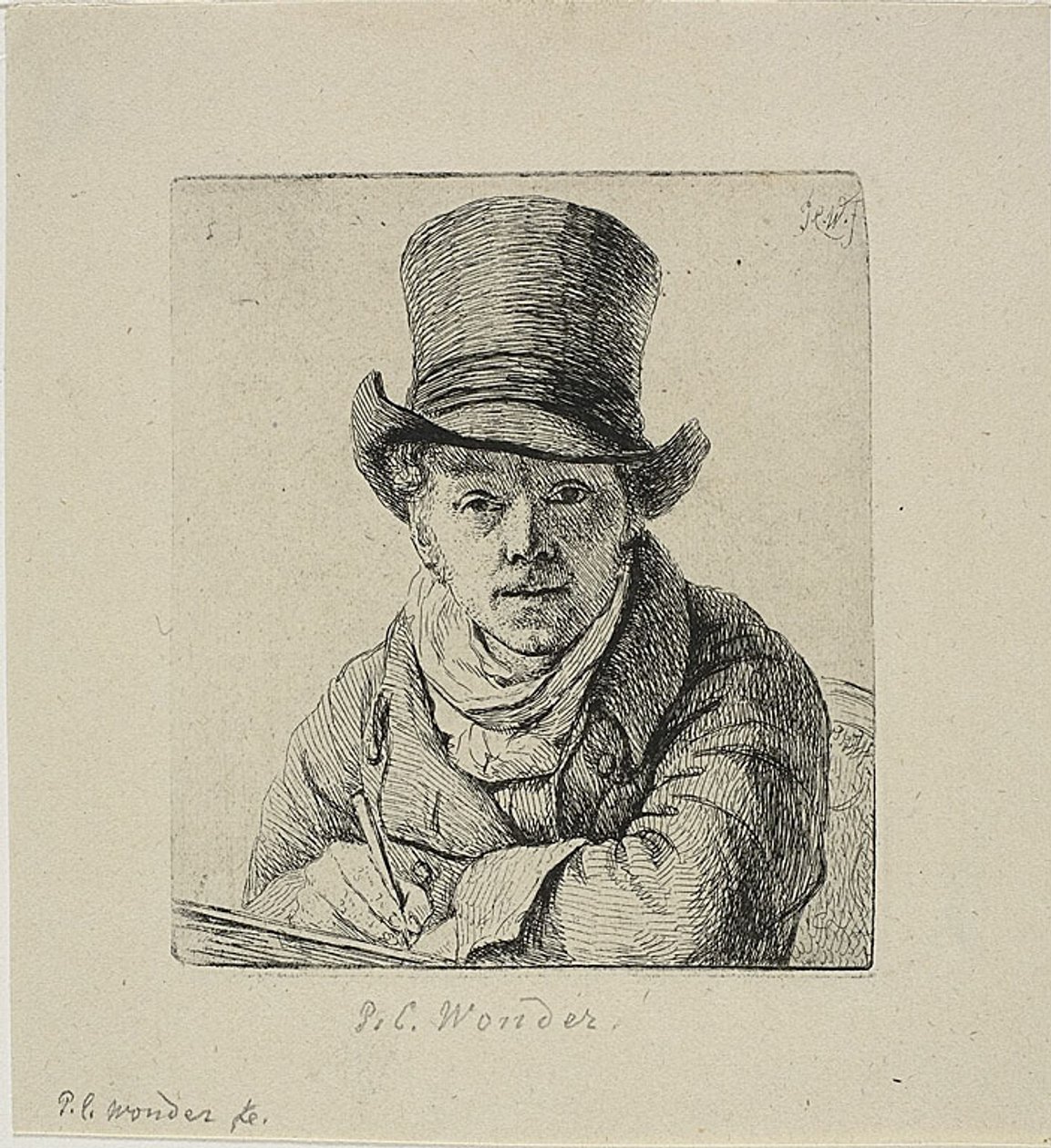 Autoritratto da Pieter Christoffel Wonder