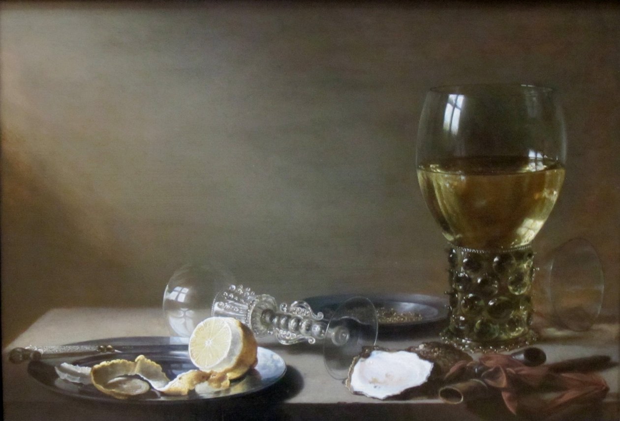 Un pezzo da banchetto da Pieter Claesz