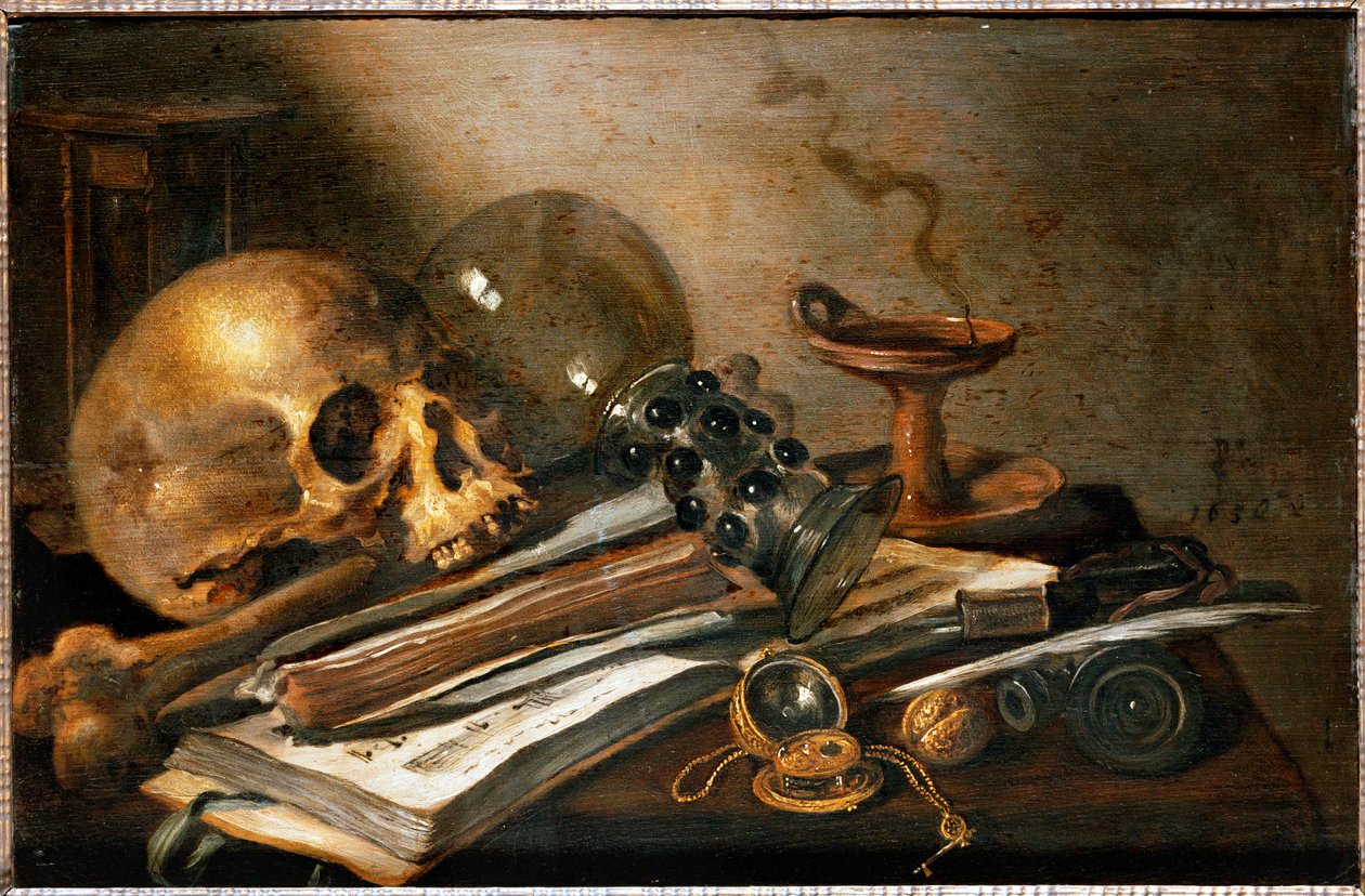 Vanitas, Natura morta da Pieter Claesz