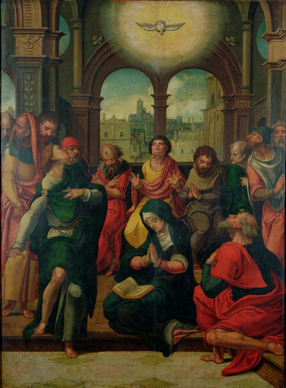 Discesa dello Spirito Santo da Pieter Coecke van Aelst