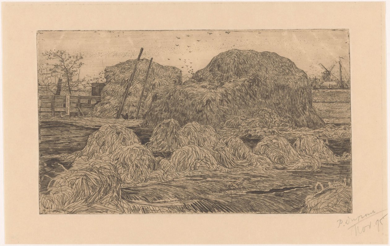 Covoni su un campo da Pieter Dupont (signed by artist)