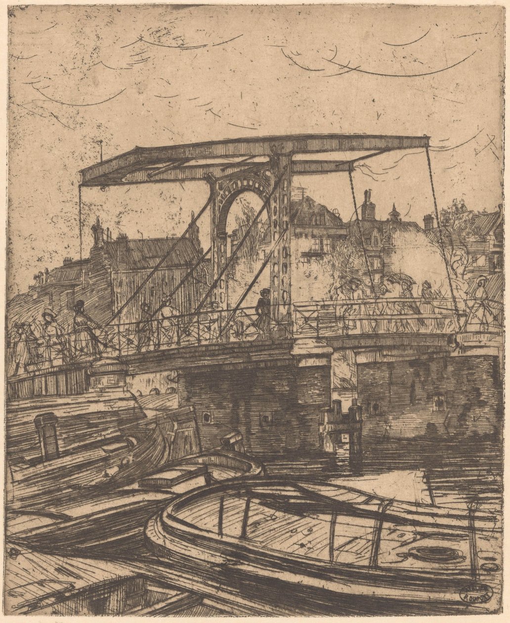Magere Brug ad Amsterdam da Pieter Dupont