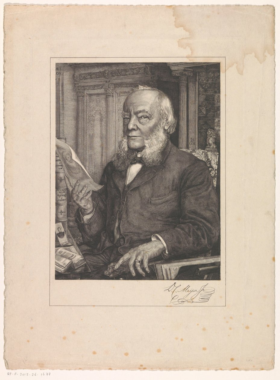 Ritratto di Dirk Christiaan Meijer Jr. da Pieter Dupont