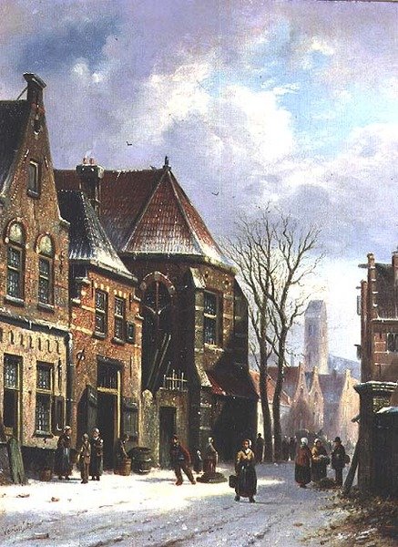 Scena di strada olandese da Pieter Gerard Vertin