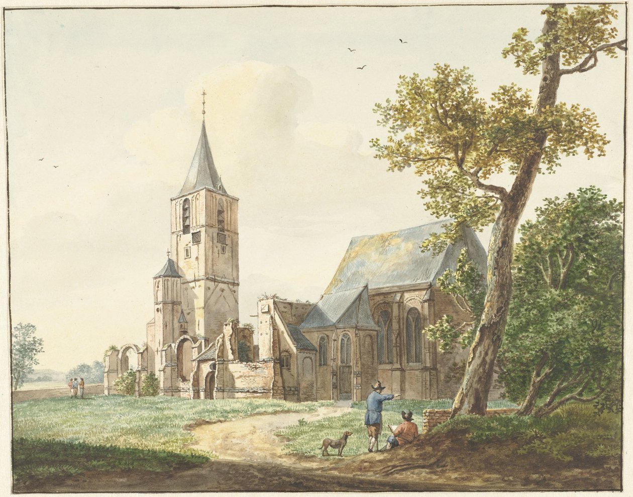 La chiesa di Warmond da Pieter Gerardus van Os