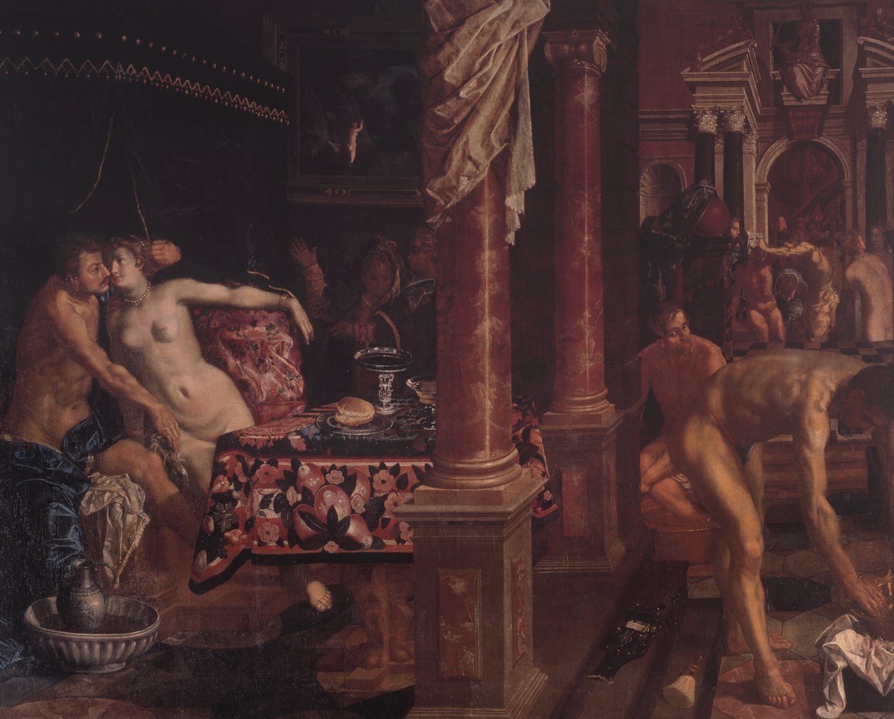 Un bagno pubblico da Pieter Isaacsz