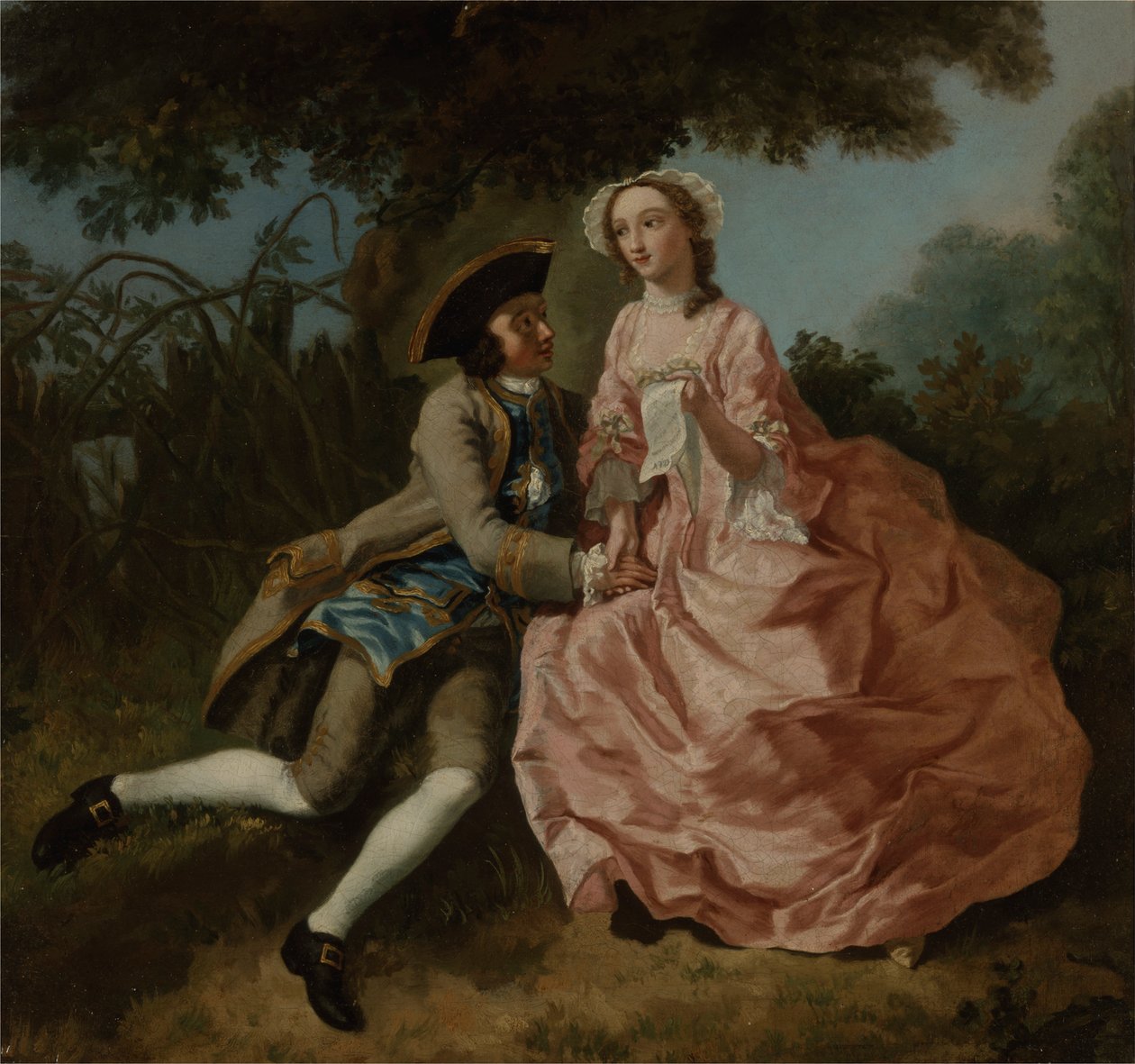Amanti in un paesaggio da Pieter Jan van Reysschoot