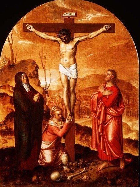Crocifissione da Pieter Jansz. Pourbus