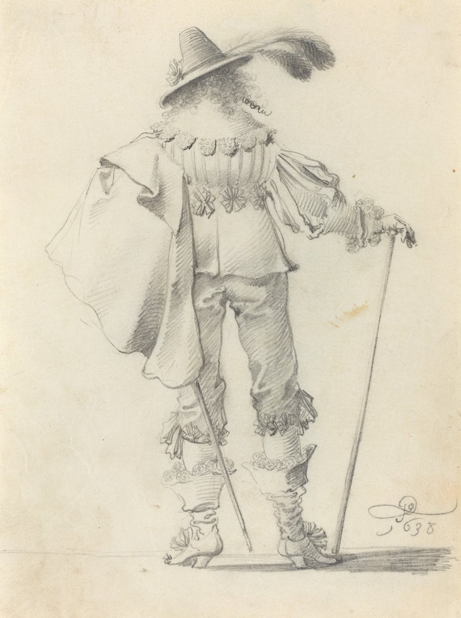 Gentiluomo visto da dietro da Pieter Jansz Quast