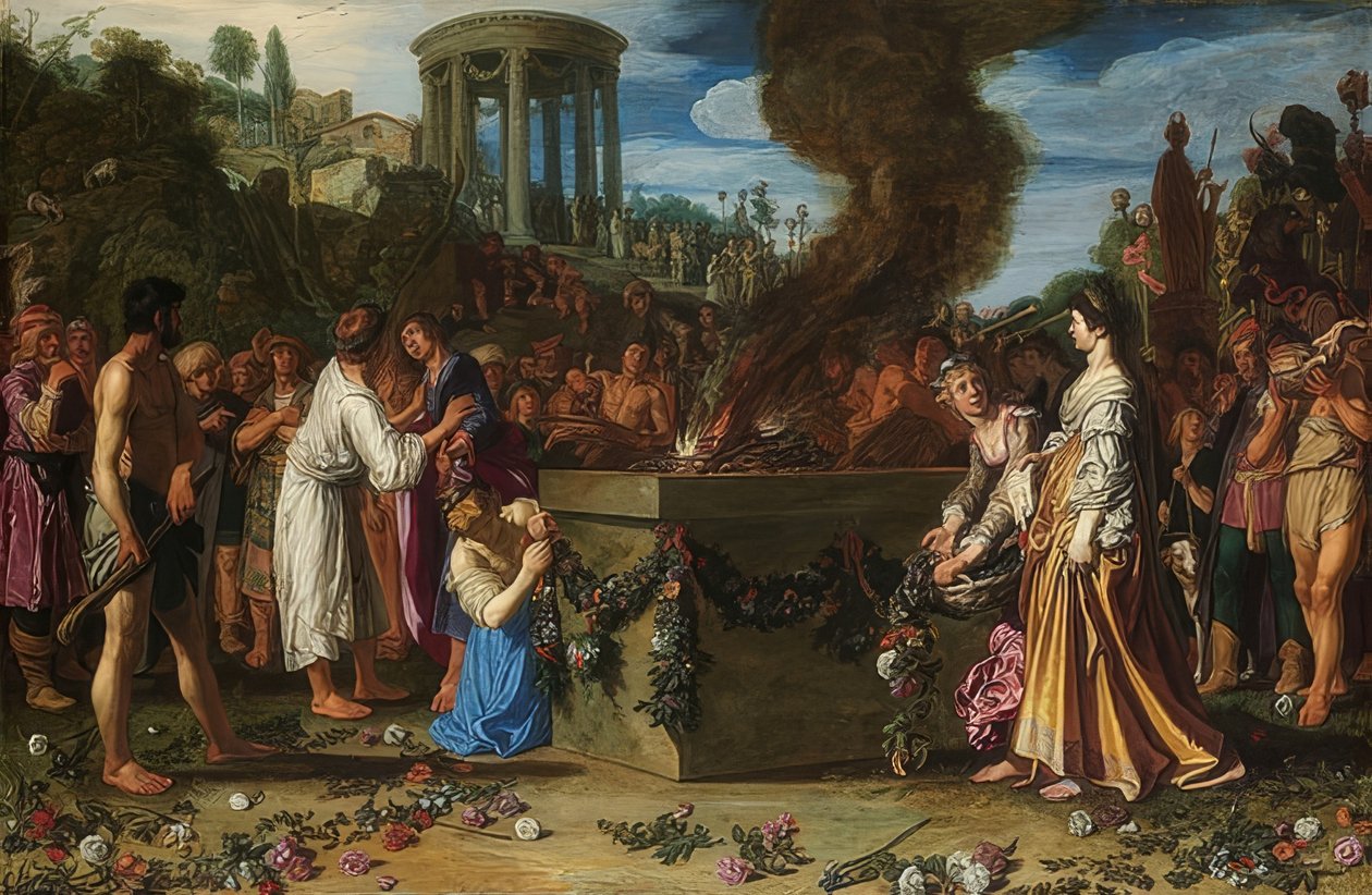 Il sacrificio di Oreste e Pilade da Pieter Lastman