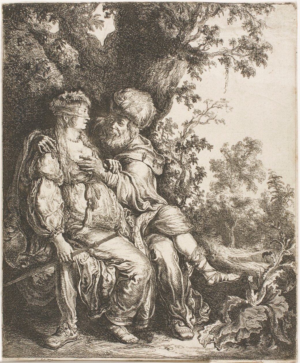 Juda e Thamar da Pieter Lastman