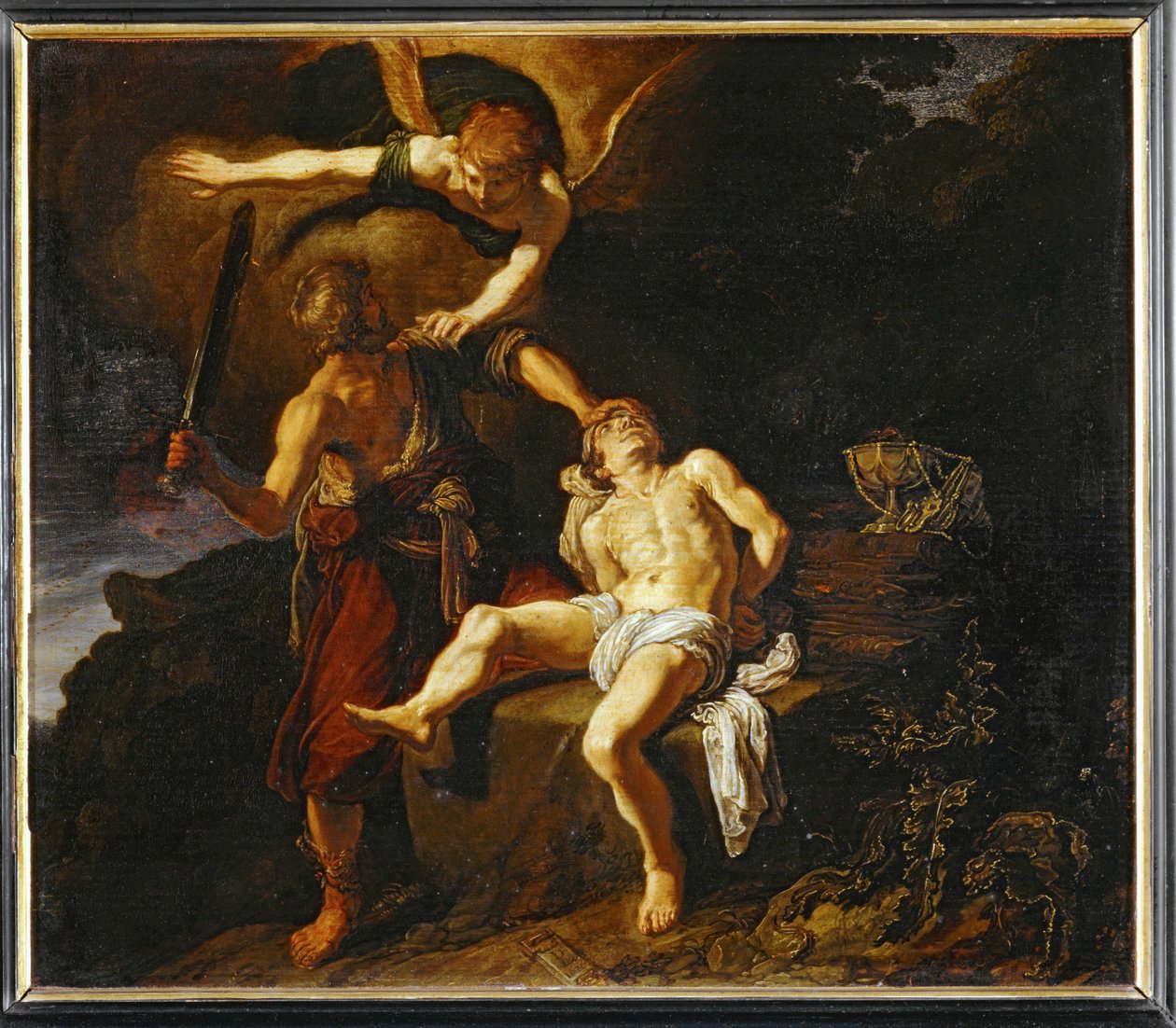 Il sacrificio di Abramo ... da Pieter Lastman