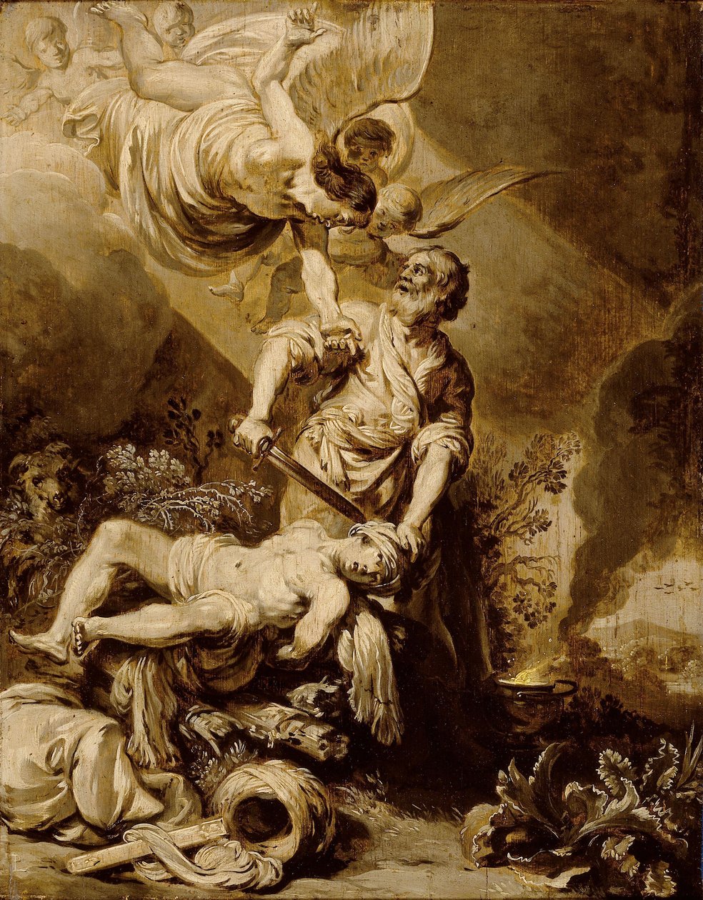 Il sacrificio di Abramo da Pieter Lastman