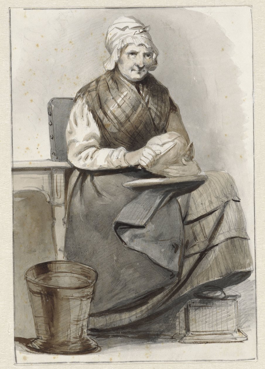 Donna seduta da Pieter Marinus van de Laar (attributed to)