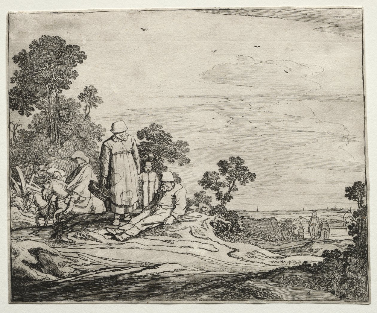 Paesaggio con contadini da Pieter Molyn
