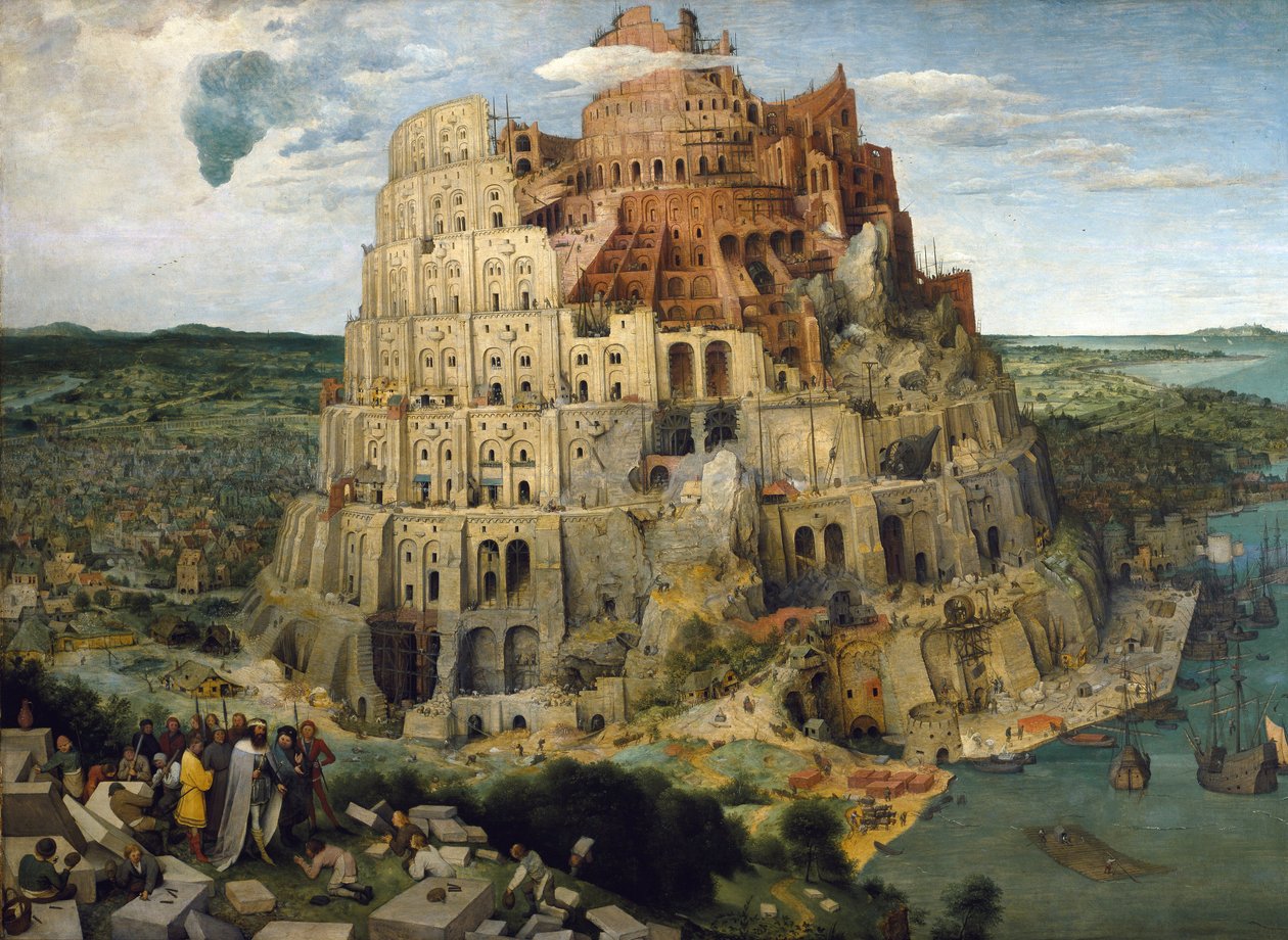 La torre di Babele da Pieter The Elder Brueghel