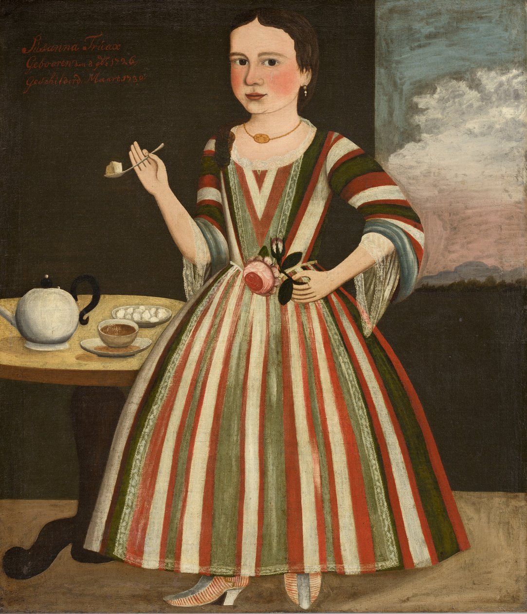 Susanna Truax, 1730 da Pieter Vanderlyn