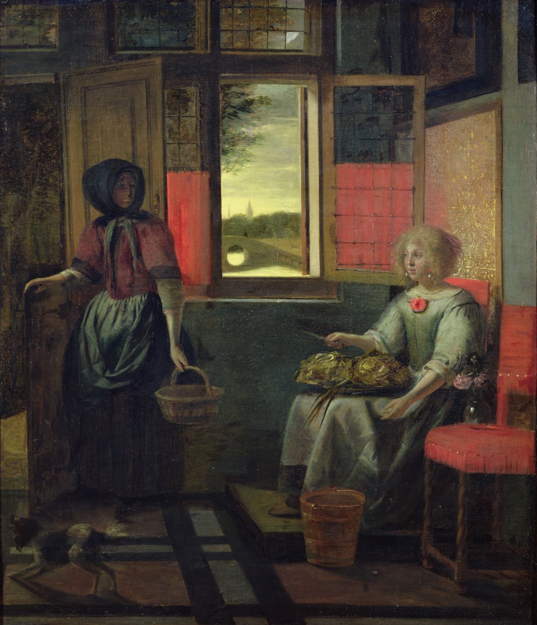 Interno olandese da Pieter de Hooch