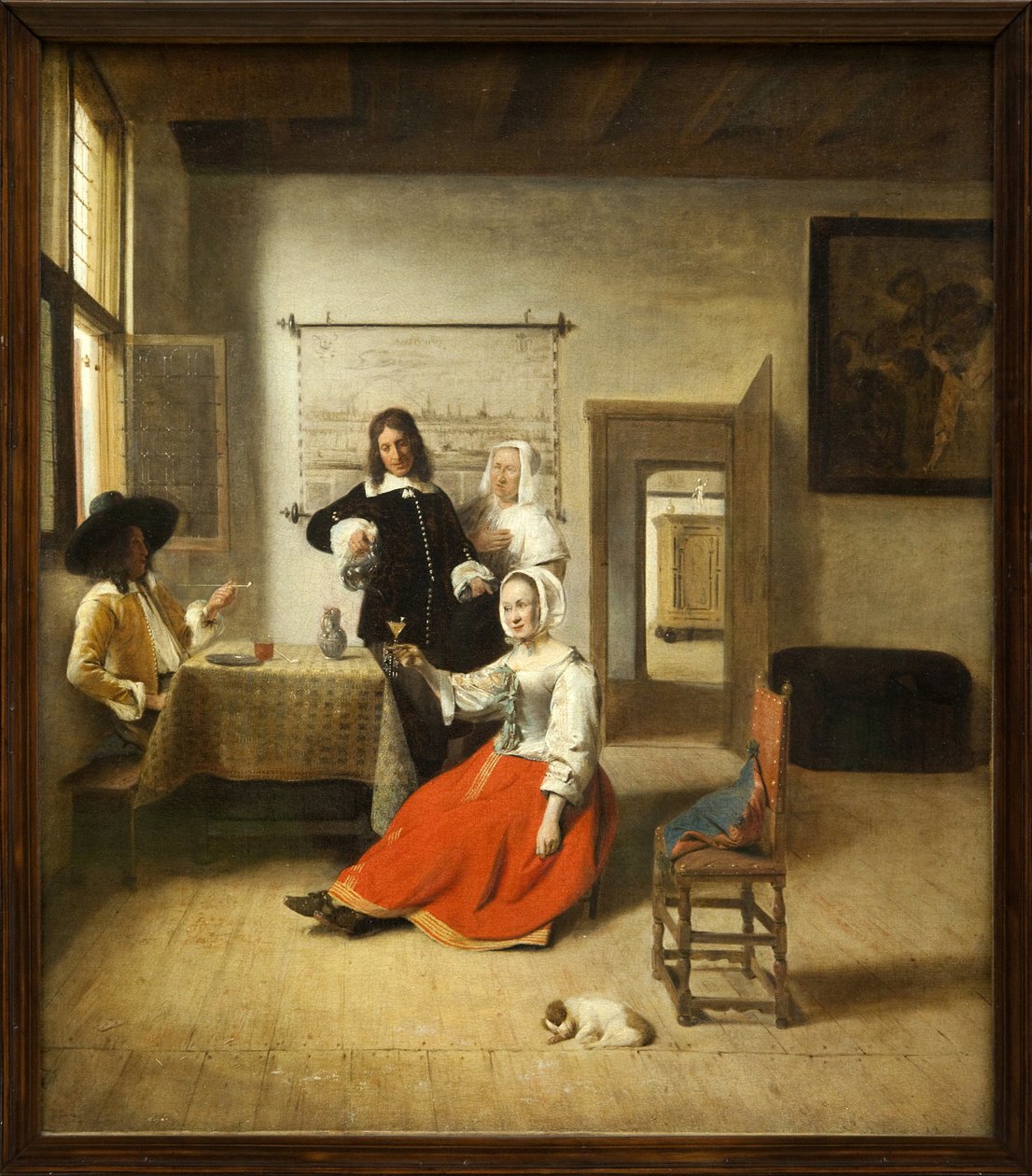 Il bevitore da Pieter de Hooch