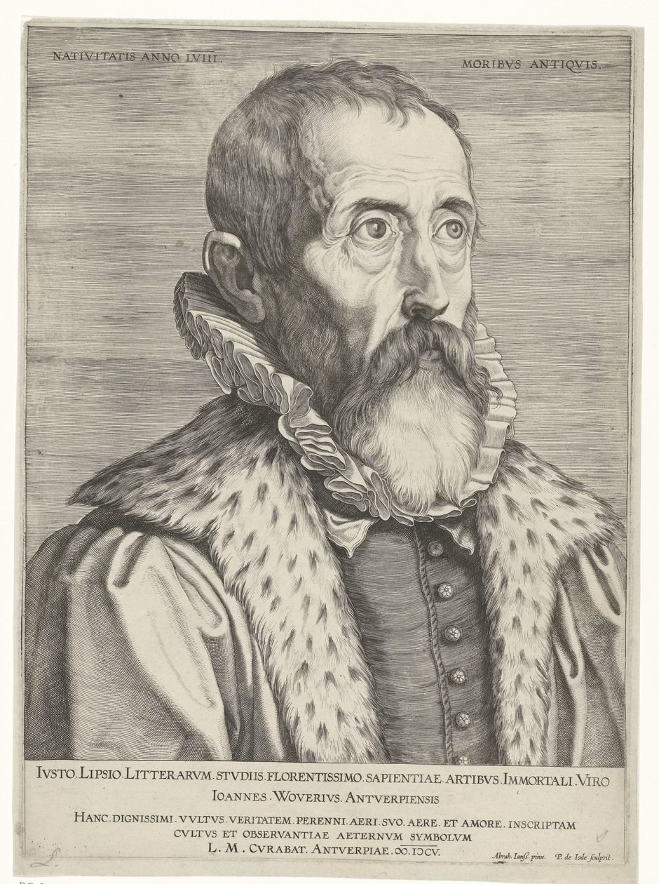 Ritratto di Justus Lipsius da Pieter de Jode (I)