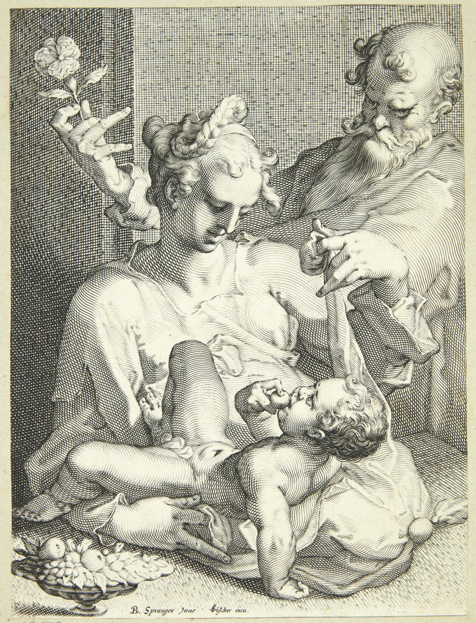 La Sacra Famiglia da Pieter de Jode I