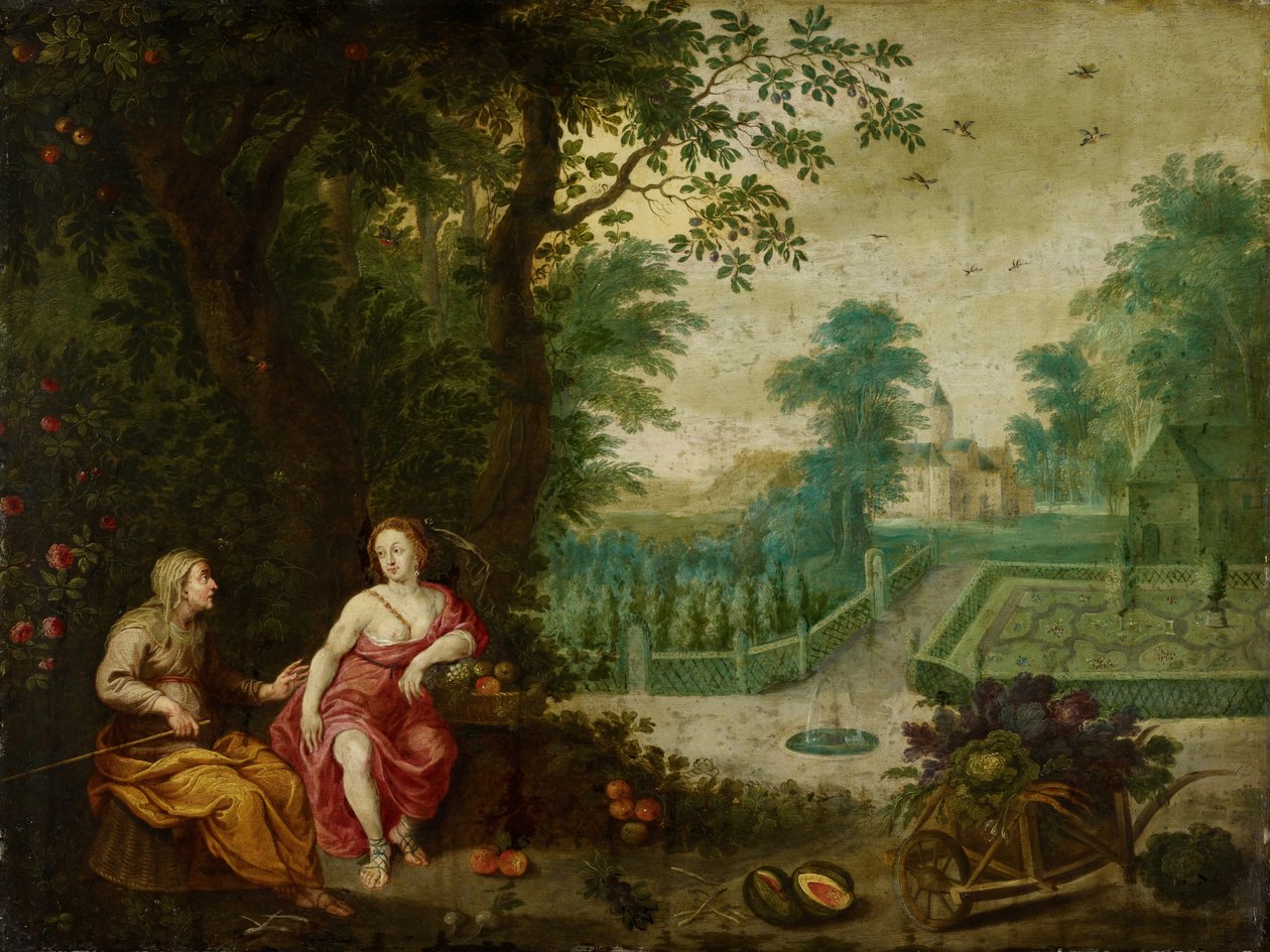 Vertumno e Pomona da Pieter van Avont
