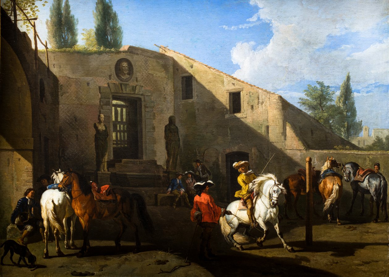 Il Maneggio da Pieter van Bloemen