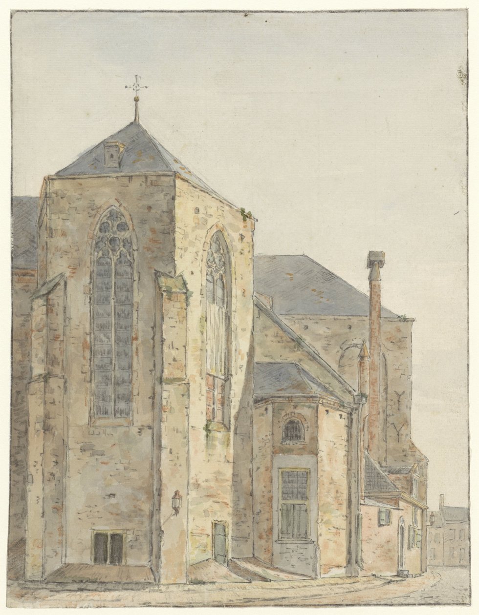 Chiesa di San Pietro a Utrecht da Pieter van Oort Hzn