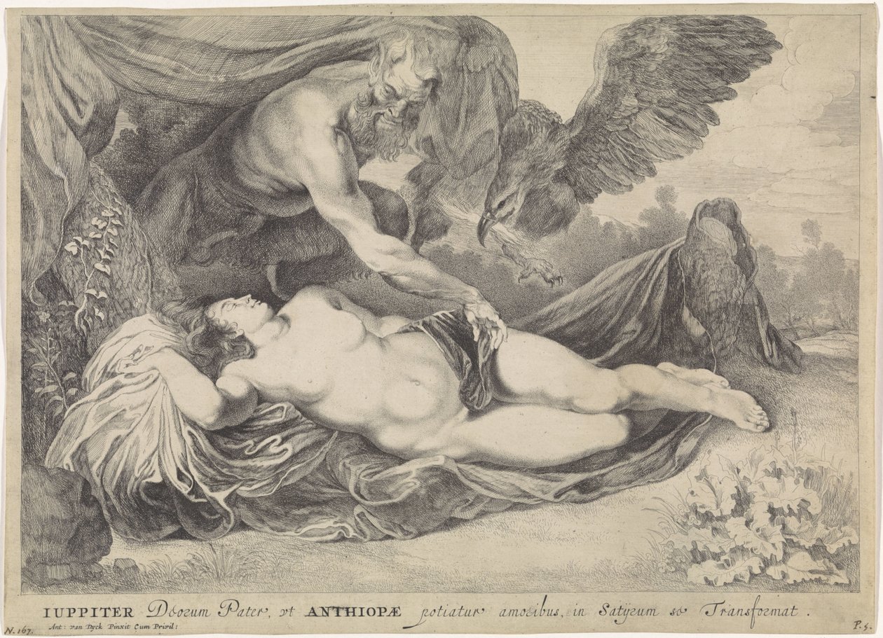 Giove e Antiope da Pieter van Sompel