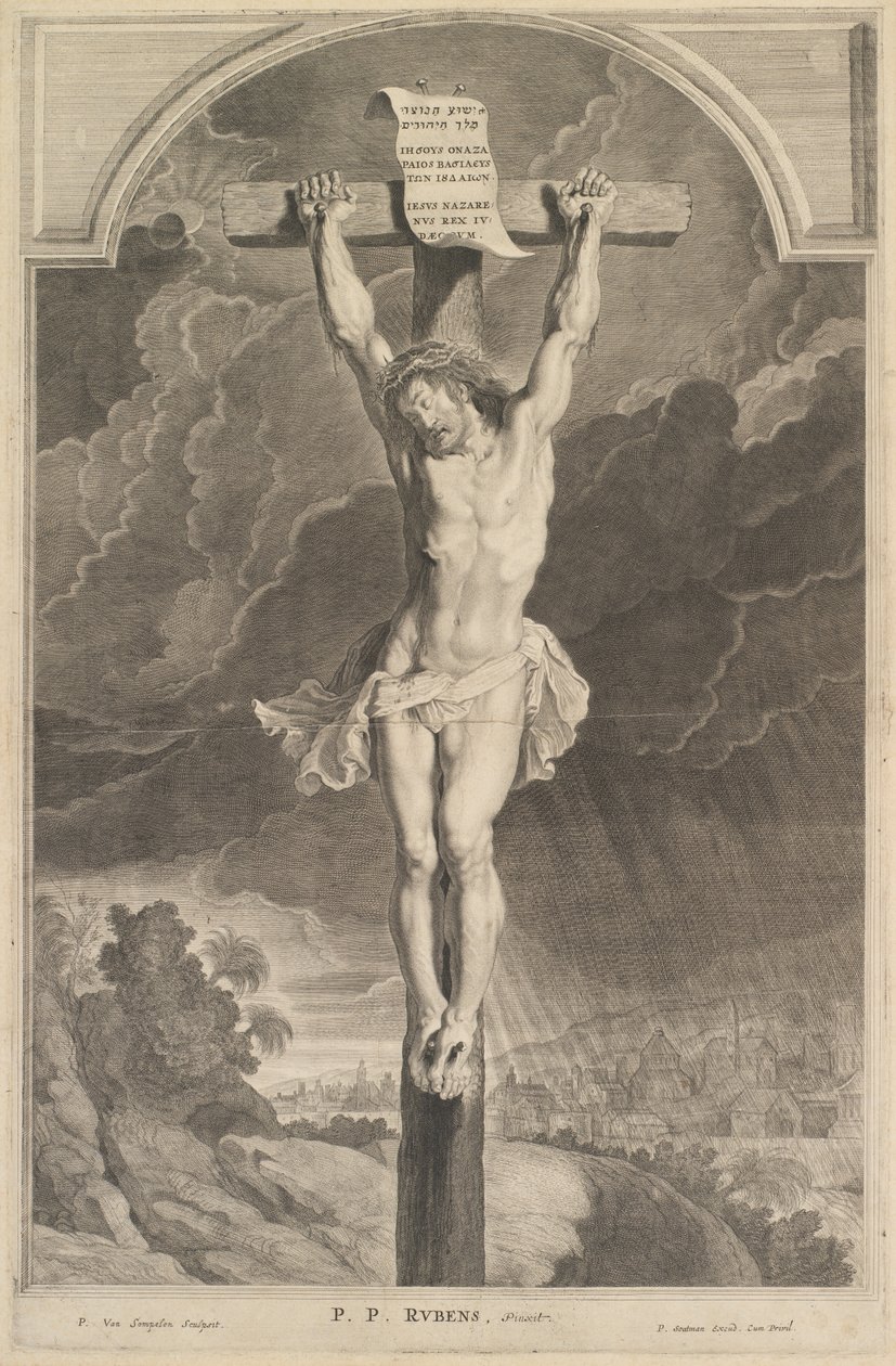 Cristo sulla croce da Pieter van Sompel
