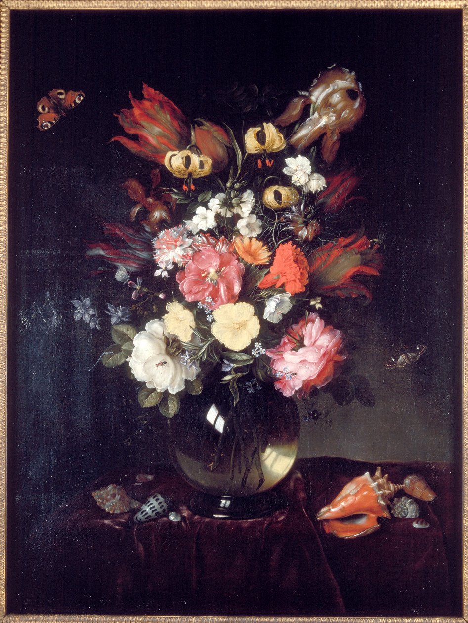 Vaso e fiori, 1655 da Pieter van de Venne