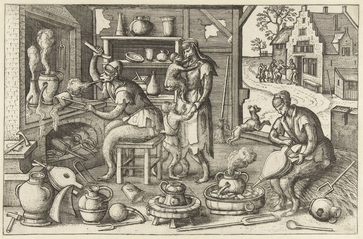Alchimista da Pieter van der Borcht (I)
