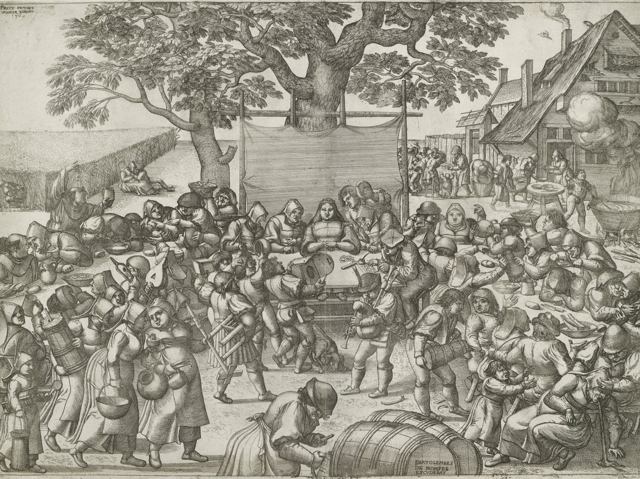 Matrimonio contadino da Pieter van der Borcht (I)