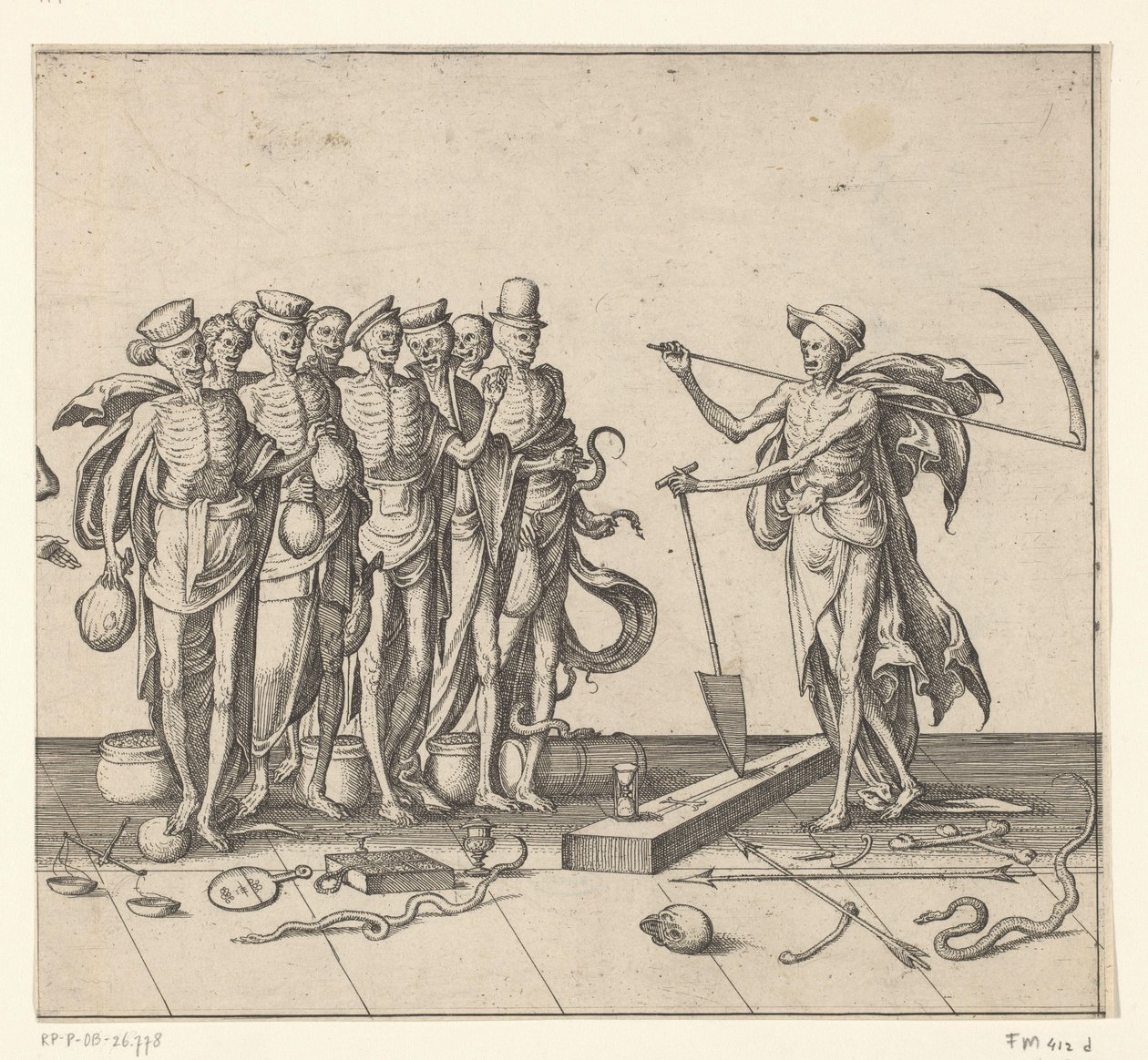 Processione dei morti da Pieter van der Borcht (I)
