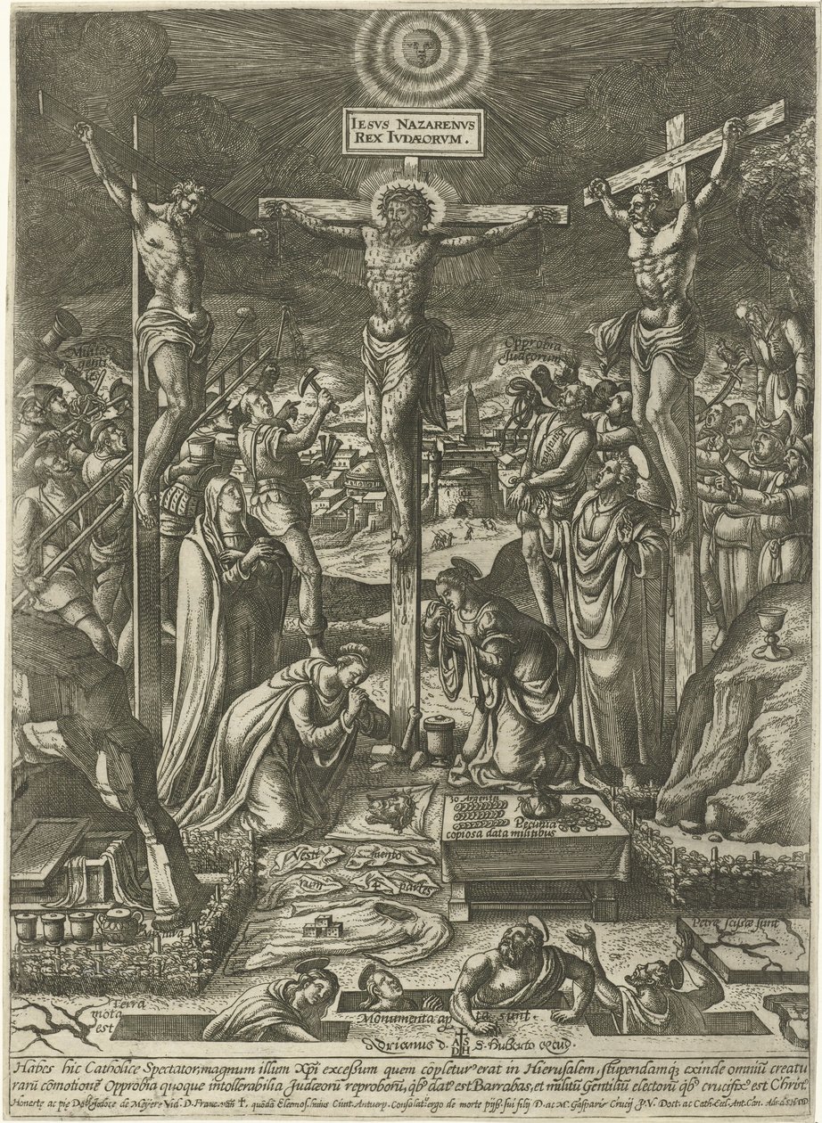 Crocifissione di Cristo da Pieter van der Borcht (I)