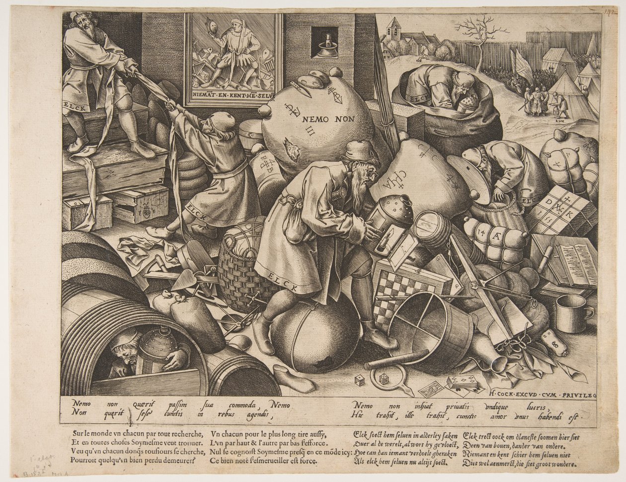 Everyman, ca. 1558 da Pieter van der Heyden