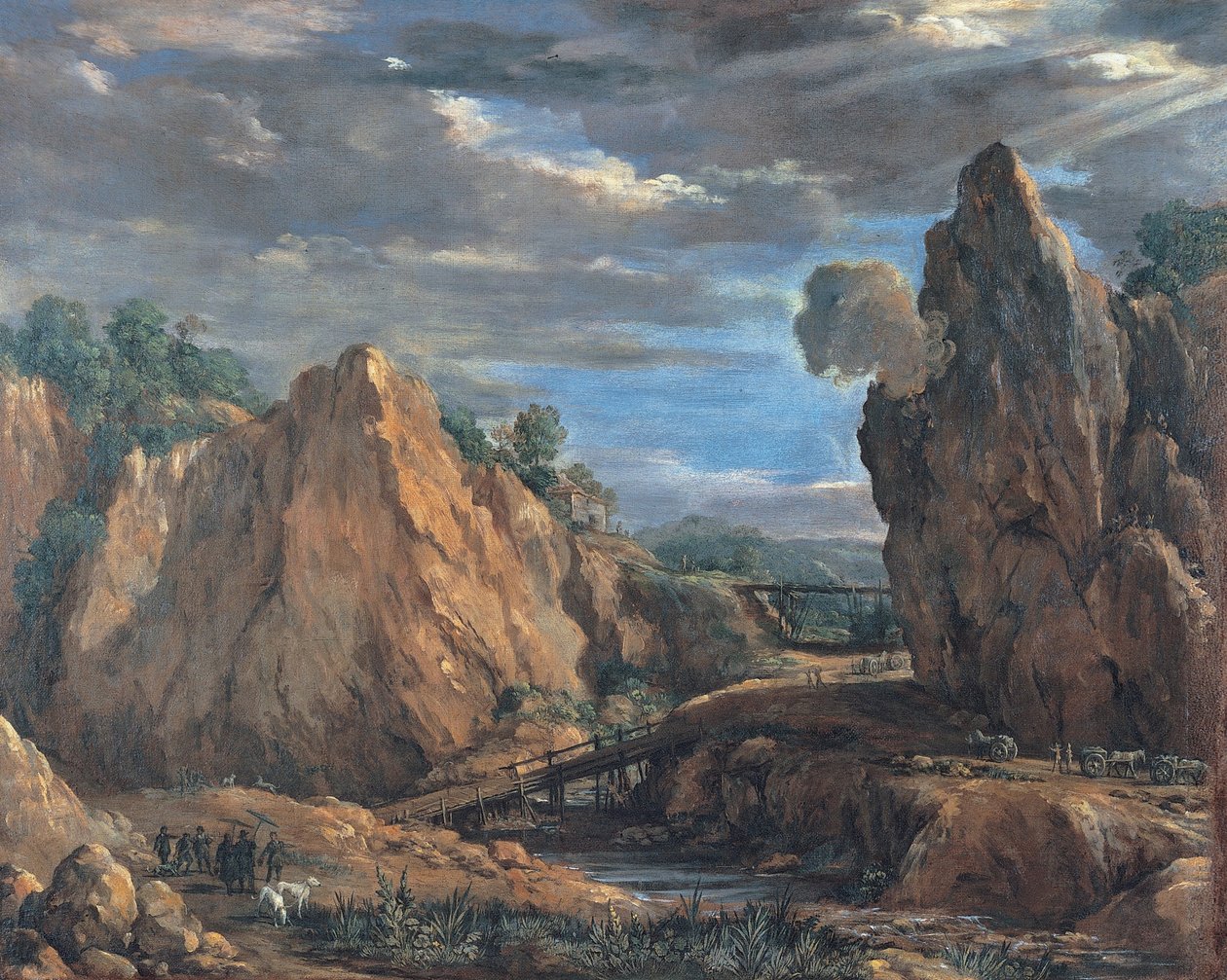 Le miniere di allume di Tolfa da Pietro da Cortona