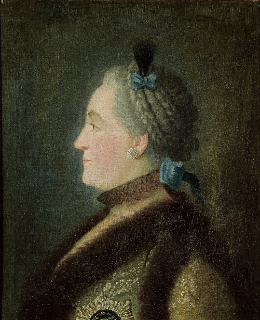 Ritratto di Caterina II di Russia, dopo un dipinto di Dimitri Gregorievich Levitsky da Pietro Antonio Rotari