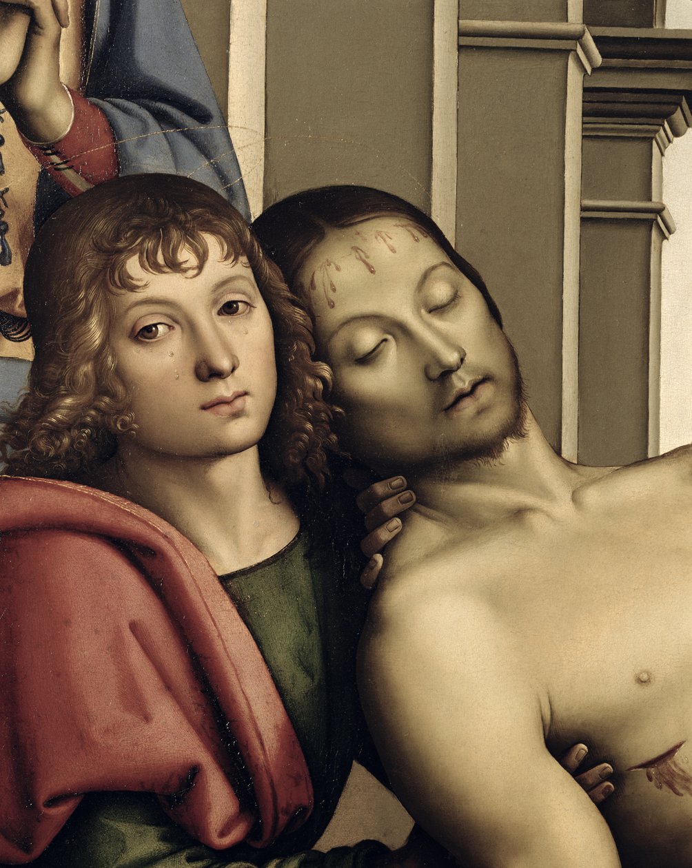 Pietà (dettaglio) da Pietro Perugino