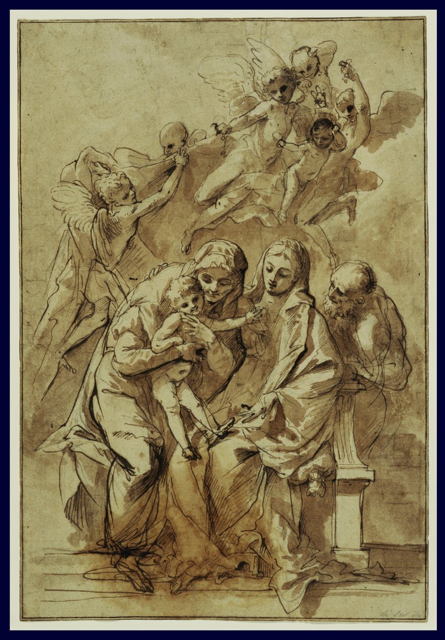 La Sacra Famiglia con Sant
