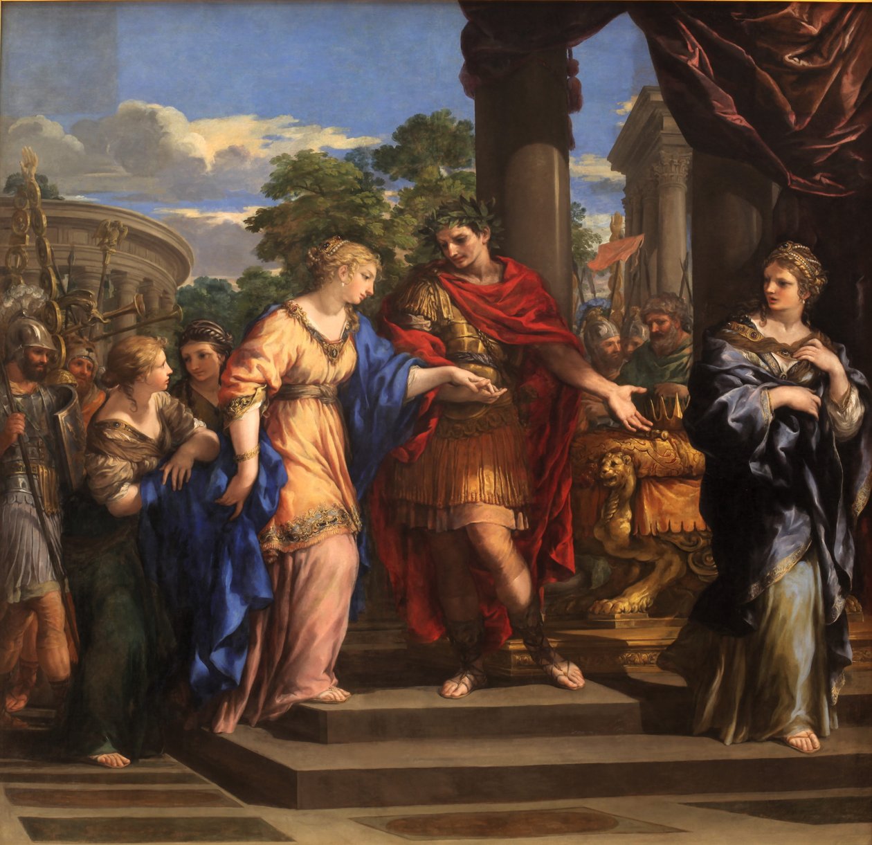 Cesare dà il trono d