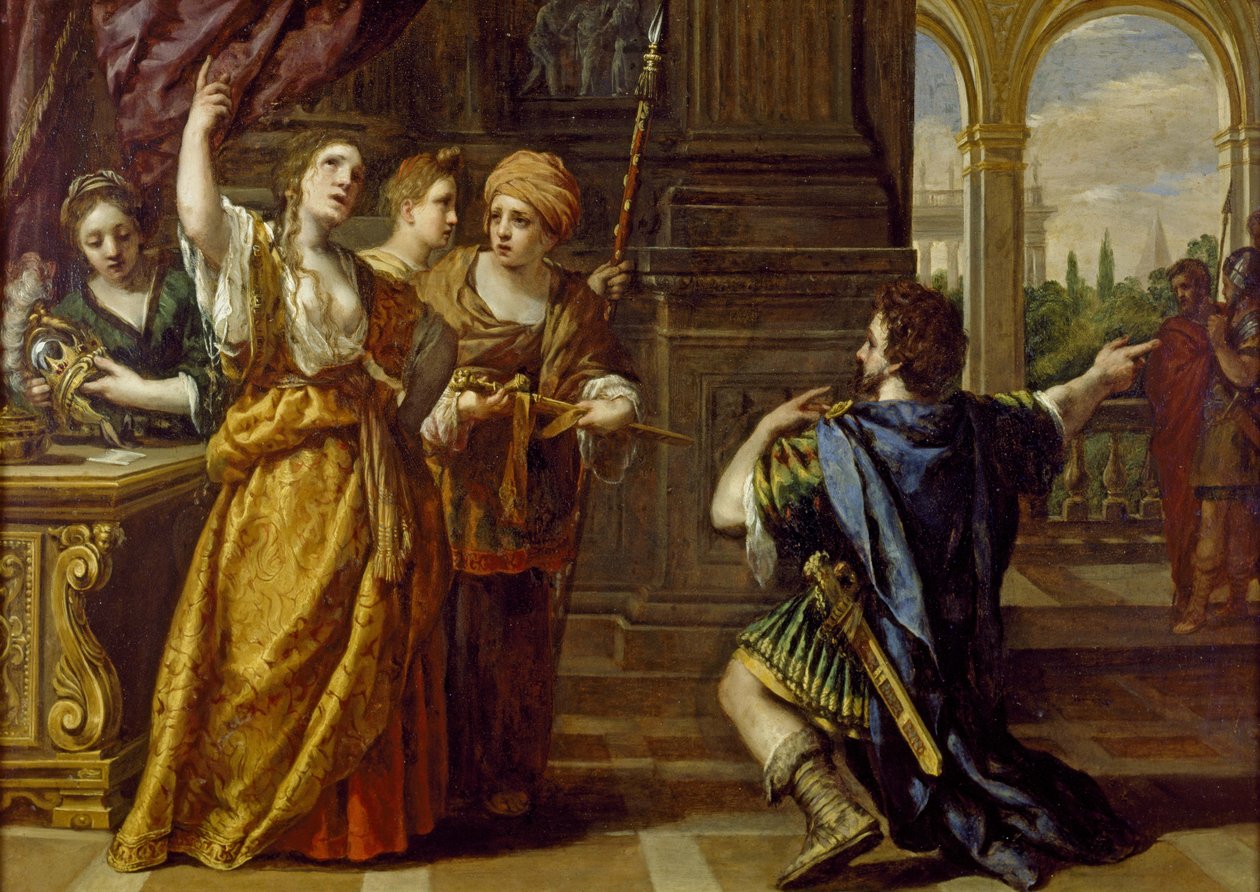 Il giuramento di Semiramide, c. 1623-24 da Pietro da Cortona