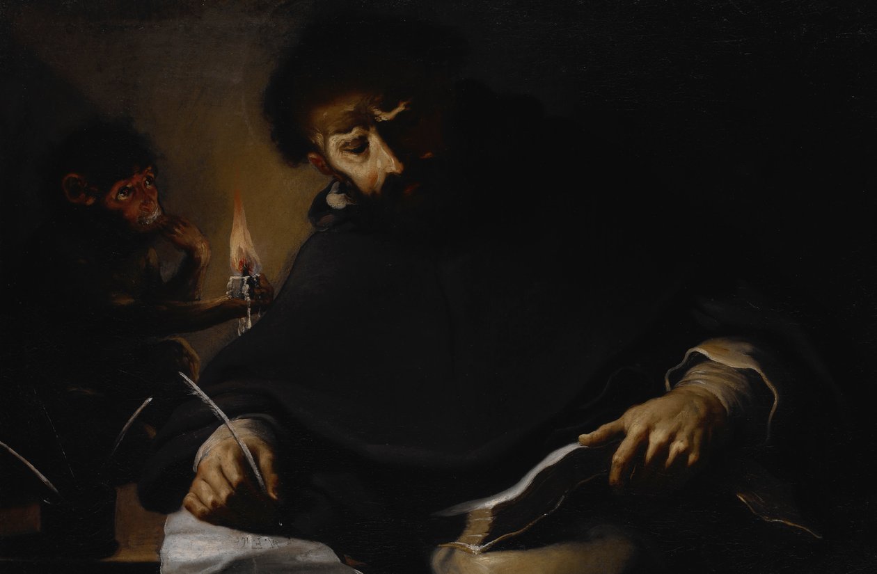 San Domenico e il diavolo da Pietro della Vecchia