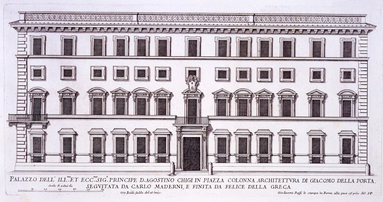 Palazzo Chigi, Piazza Colonna, Roma, da 