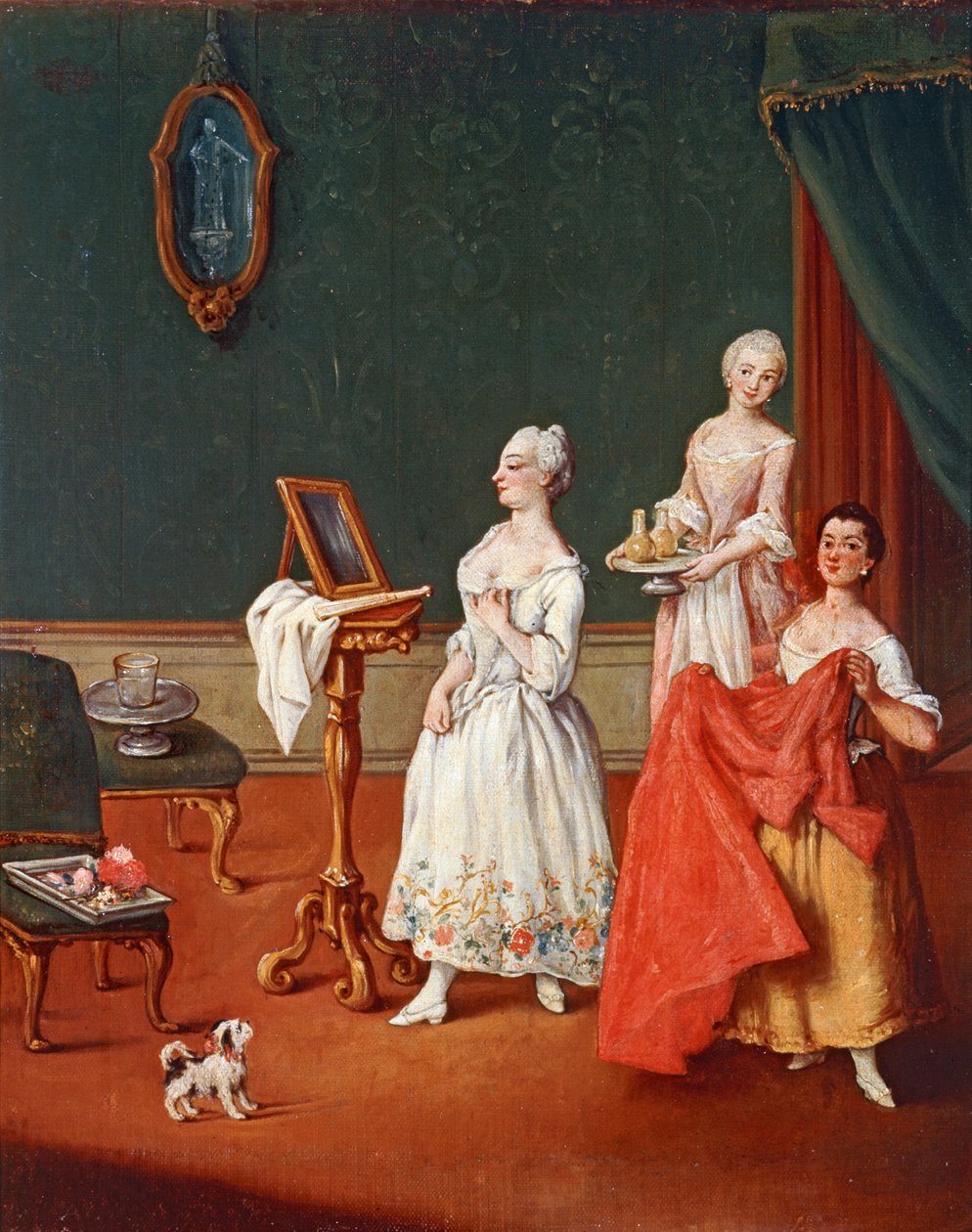 La toilette... (olio su tela) da Pietro (circle of) Longhi