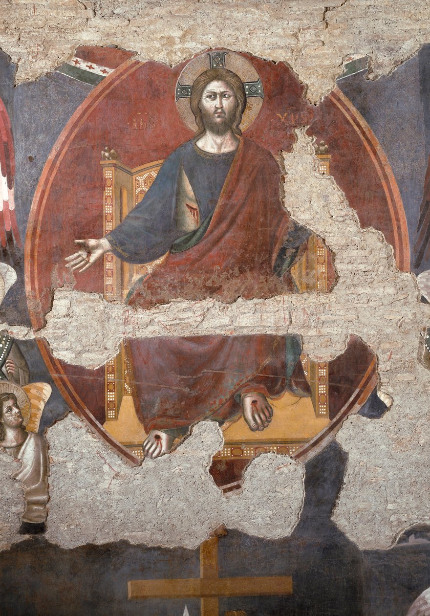 Il Giudizio Universale: Cristo trionfante. (dettaglio) da Pietro Cavallini